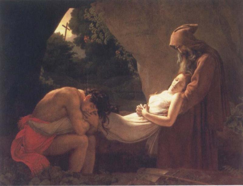 Anne-Louis Girodet-Trioson The Burial of Atala France oil painting art
